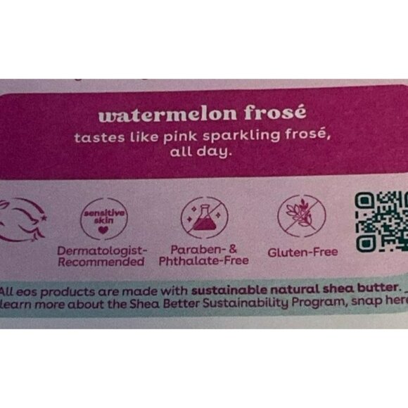 EOS 24H Moisture Super Balm Watermelon Frosé 0.35 Fl Oz Tube - Picture 5 of 6